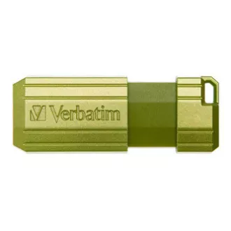 Verbatim USB flash pogon, USB 2.0, 32GB, Store,N,Go PinStripe, zeleni, 49958, za arhiviranje podataka