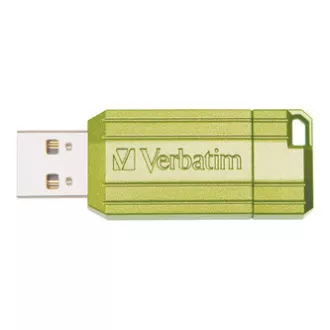 Verbatim USB flash pogon, USB 2.0, 32GB, Store,N,Go PinStripe, zeleni, 49958, za arhiviranje podataka