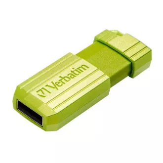 Verbatim USB flash pogon, USB 2.0, 32GB, Store,N,Go PinStripe, zeleni, 49958, za arhiviranje podataka