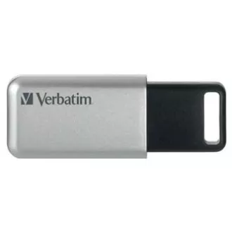Verbatim USB flash pogon, USB 3.0, 32 GB, Secure Pro, Store N Go, srebrni, 98665, USB A, AES 256-bitna enkripcija