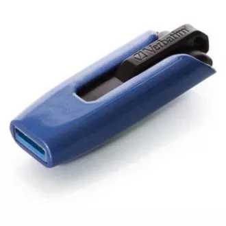 Verbatim USB flash pogon, USB 3.0, 32 GB, V3 MAX, Store N Go, plavi, 49806, USB A, s uvlačivim priključkom