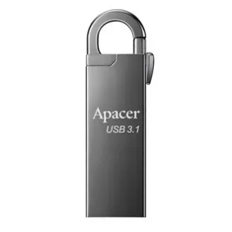 Apacer USB flash pogon, USB 3.0, 64 GB, AH15A, srebrni, AP64GAH15AA-1, USB A, s karabinerom, PRETPRODAJA Apacer USB flash pogon, USB 3.0, 64 GB, AH15A, srebrni, AP64GAH15AA-1, USB A, s karabinerom, PRETPRODAJA