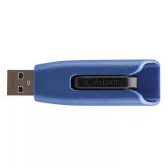 Verbatim USB flash pogon, USB 3.0, 64GB, V3 MAX, Store N Go, plavi, 49807, USB A, s uvlačivim konektorom Verbatim USB flash pogon, USB 3.0, 64GB, V3 MAX, Store N Go, plavi, 49807, USB A, s uvlačivim konektorom