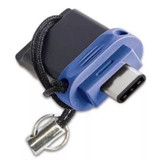 Verbatim USB flash pogon OTG, USB 3.0, 64GB, Dual, plavi, 49967, USB A / USB C, s remenom