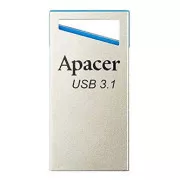 Apacer USB flash pogon, USB 3.0, 128GB, AH155, srebrni, AP128GAH155U-1, USB A, s remenom