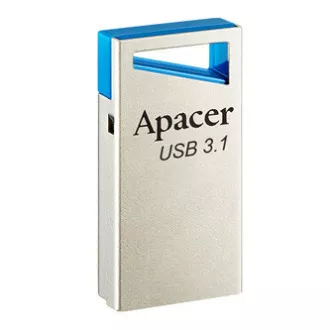 Apacer USB flash pogon, USB 3.0, 128GB, AH155, srebrni, AP128GAH155U-1, USB A, s remenom