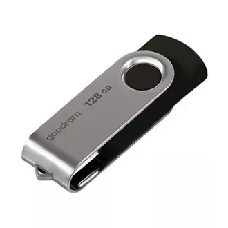 Goodram USB flash disk, USB 3.0, 128GB, UTS3, crni, UTS3-1280K0R11, USB A, s rotirajućim poklopcem