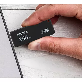 Kioxia USB flash pogon, USB 3.0, 256GB, Yamabiko U365, Yamabiko U365, crni, LU365K256GG4