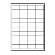 Naljepnice s logotipom 48,5 mm x 25,4 mm, A4, mat, bijele, 44 naljepnice, 140 g/m2, paket od 10 komada, za inkjet i laserske pisače