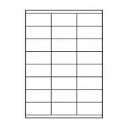 Naljepnice s logotipom 70 mm x 36 mm, A4, mat, bijele, 24 naljepnice, 140 g/m2, paket od 25, za inkjet i laserske pisače