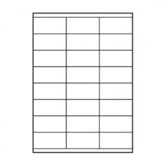 Naljepnice s logotipom 70 mm x 36 mm, A4, mat, bijele, 24 naljepnice, 140 g/m2, paket od 25, za inkjet i laserske pisače