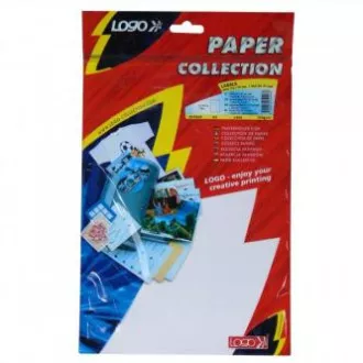 Logo naljepnice 210mm x 297mm, A4, mat, bijele, 1 naljepnica, 140g/m2, pakiranje od 25 kom, za inkjet i laserske pisače