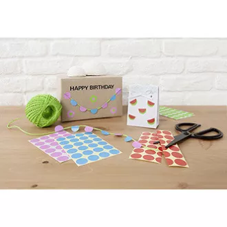 Avery Zweckform naljepnice 18mm, bijele, 24 naljepnice, označavanje, pakirano po 4 komada, 3170, za ručno označavanje