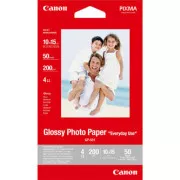 Canon sjajni foto papir, GP-501, foto papir, sjajni, GP-501 tip 0775B081, bijeli, 10x15cm, 4x6", 200 g/m2, 50 kom, inkjet