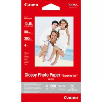 Canon sjajni foto papir, GP-501, foto papir, sjajni, GP-501 tip 0775B081, bijeli, 10x15cm, 4x6", 200 g/m2, 50 kom, inkjet Canon sjajni foto papir, GP-501, foto papir, sjajni, GP-501 tip 0775B081, bijeli, 10x15cm, 4x6", 200 g/m2, 50 kom, inkjet
