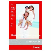 Canon foto papir sjajni, GP-501, foto papir, sjajni, 0775B005, bijeli, 10x15cm, 4x6", 210 g/m2, 10 kom, inkjet