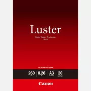 Canon LU-101 foto papir, LU-101, foto papir, sjajni, 6211B007, bijeli, A3, 260 g/m2, 20 kom, inkjet