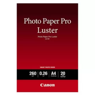 Canon Photo Paper Pro Luster, LU-101, foto papir, sjajni, 6211B006, bijeli, A4, 260 g/m2, 20 kom, inkjet Canon Photo Paper Pro Luster, LU-101, foto papir, sjajni, 6211B006, bijeli, A4, 260 g/m2, 20 kom, inkjet
