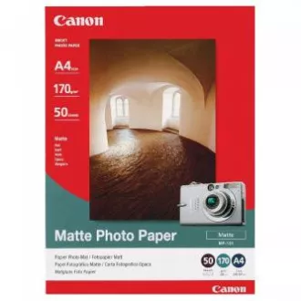 Canon mat foto papir, MP-101 A4, foto papir, mat, 7981A005, bijeli, A4, 170 g/m2, 50 kom, inkjet Canon mat foto papir, MP-101 A4, foto papir, mat, 7981A005, bijeli, A4, 170 g/m2, 50 kom, inkjet