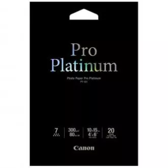 Canon Photo Paper Pro Platinum, PT-101, foto papir, sjajni, 2768B013, bijeli, 10x15cm, 4x6", 300 g/m2, 20 kom, inkjet Canon Photo Paper Pro Platinum, PT-101, foto papir, sjajni, 2768B013, bijeli, 10x15cm, 4x6", 300 g/m2, 20 kom, inkjet