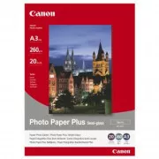 Canon Photo Paper Plus Semi-Glossy, SG-201 A3, foto papir, polusjajni, satin tip 1686B026, bijeli, A3, 260 g/m2, 20 kom, tinta