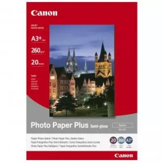 Canon foto papir Plus polusjajni, SG-201 A3+, foto papir, polusjajni, satenski tip 1686B032, bijeli, A3+, 13x19", 260 g/m2, 20 kom Canon foto papir Plus polusjajni, SG-201 A3+, foto papir, polusjajni, satenski tip 1686B032, bijeli, A3+, 13x19", 260 g/m2, 20 kom