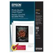 Epson foto kvalitetni papir za inkjet ispis, C13S041061, foto papir, mat, bijeli, A4, 102 g/m2, 720 dpi, 100 kom, inkjet