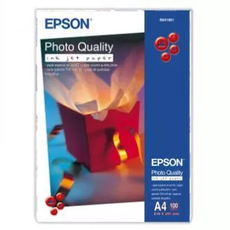 Epson foto kvalitetni papir za inkjet ispis, C13S041061, foto papir, mat, bijeli, A4, 102 g/m2, 720 dpi, 100 kom, inkjet