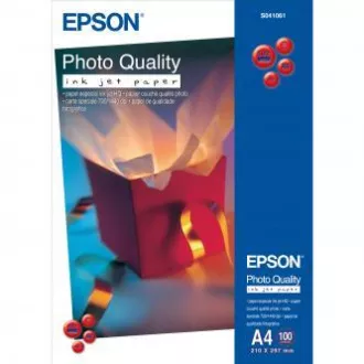 Epson foto kvalitetni papir za inkjet ispis, C13S041061, foto papir, mat, bijeli, A4, 102 g/m2, 720 dpi, 100 kom, inkjet