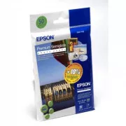 Epson Premium polusjajni foto papir, C13S041765, foto papir, sjajni, bijeli, 10x15cm, 4x6", 251 g/m2, 50 kom, inkjet