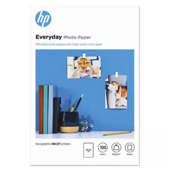 HP Everyday Photo Paper, sjajni, CR757A, foto papir, sjajni, bijeli, 10x15cm, 4x6", 200 g/m2, 100 kom, inkjet HP Everyday Photo Paper, sjajni, CR757A, foto papir, sjajni, bijeli, 10x15cm, 4x6", 200 g/m2, 100 kom, inkjet