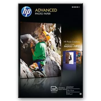 HP Advanced Glossy Photo Paper, Q8692A, foto papir, sjajni tip bez rubova, napredni tip bijeli, 10x15cm, 4x6", 250 g/m2, 100 kom,