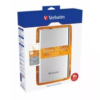 Verbatim vanjski tvrdi disk, Store N Go, 2,5", USB 3.0 (3.2 Gen 1), 1 TB, 53071, srebrni