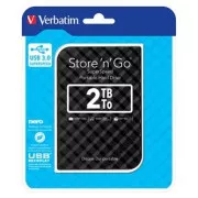 Verbatim vanjski tvrdi disk, Store N Go, 2,5", USB 3.0 (3.2 Gen 1), 2 TB, 53195, crni