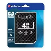 Verbatim vanjski tvrdi disk, Store N Go, 2,5", USB 3.0 (3.2 Gen 1), 4TB, 53223, crni