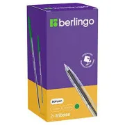 Berlingo, kemijska olovka, zelena, 50kom, 1mm, Tribase, NAZAD AKCIJA