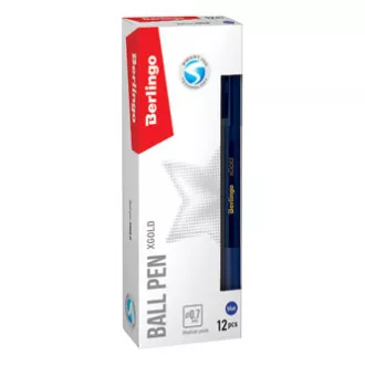 Berlingo, kemijska olovka, plava, 12 kom, 0,7 mm, XGOLD