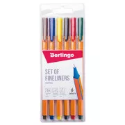 Berlingo, set košuljica Rapido, boja, 6 kom, 0,4 mm
