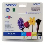 Brother LC-970 (LC970VALBP) - tinta, black + color (crna + šarena)