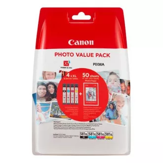 Canon CLI-581-XL (2052C004) - tinta, black + color (crna + šarena) Canon CLI-581-XL (2052C004) - tinta, black + color (crna + šarena)