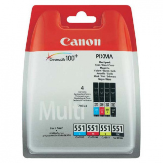Canon CLI-551 (6509B009) - tinta, black + color (crna + šarena)