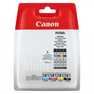 Canon CLI-581 (2103C005) - tinta, black + color (crna + šarena) Canon CLI-581 (2103C005) - tinta, black + color (crna + šarena)