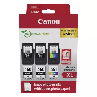 Canon PG-560 (3712C012) - tinta, black + color (crna + šarena) Canon PG-560 (3712C012) - tinta, black + color (crna + šarena)