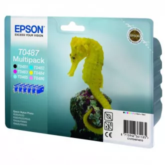 Epson T0487 (C13T04874010) - tinta, black + color (crna + šarena) multipack