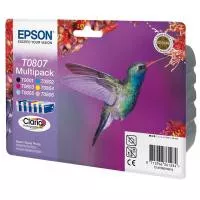 Epson T0807 (C13T08074021) - tinta, black + color (crna + šarena)