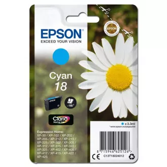 Epson T1802 (C13T18024012) - tinta, cyan (azurna)