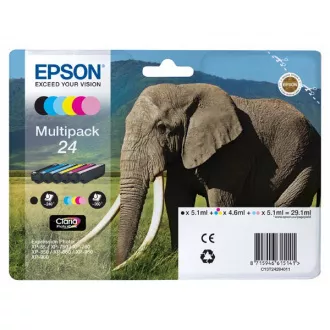 Epson T2428 (C13T24284011) - tinta, black + color (crna + šarena) Epson T2428 (C13T24284011) - tinta, black + color (crna + šarena)