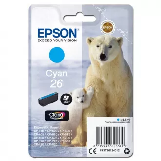 Epson T2612 (C13T26124012) - tinta, cyan (azurna)