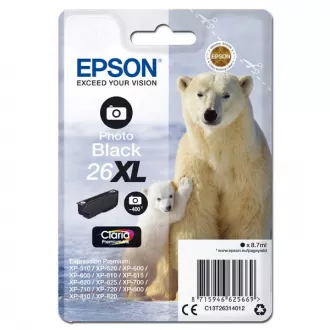 Epson T2631 (C13T26314012) - tinta, photoblack (fotocrna)