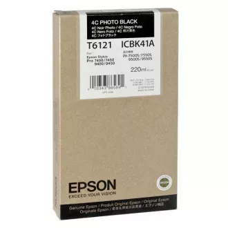 Epson T6121 (C13T612100) - tinta, photoblack (fotocrna)